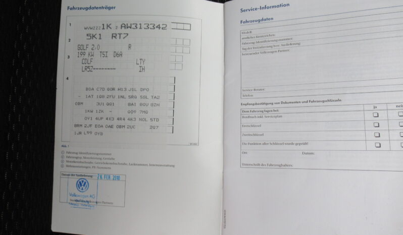VW Golf VI R full
